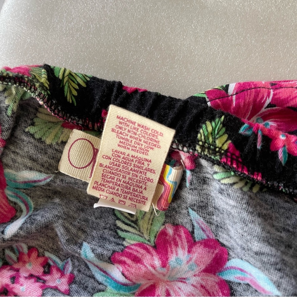 Floral OP Strapless Dress - Black and Pink new with tags - Picture 7 of 8